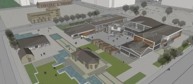 Sketchup Business Model | Multi story Clubhouse, Modern Style