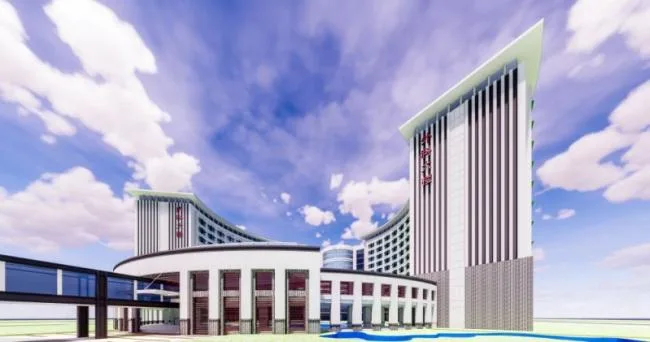 Sketchup Hospital Model | Multi story High rise Hybrid Hospital, Modern Style, Medical Building