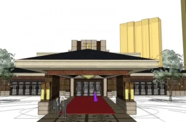 SketchUp Business Model: Modern Multi-Story Clubhouse Design-BIM WORLD
