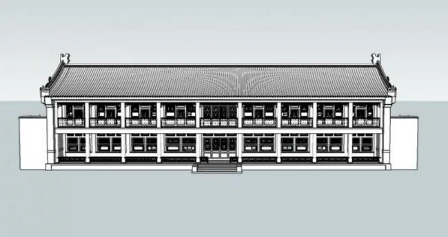Sketchup Residential Model | Antique Residential, Chinese Style
