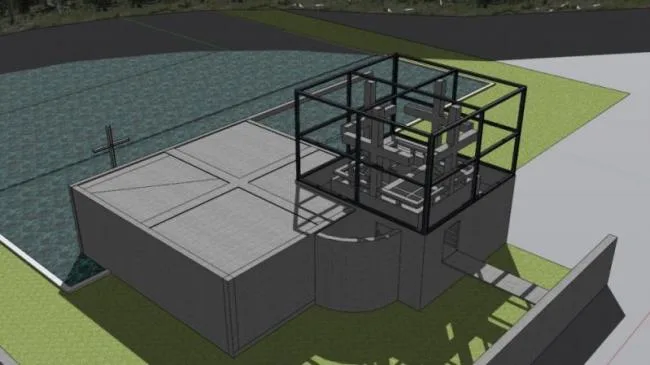 Sketchup Cultural Model | Water Church, Multi story Church, Cultural Architecture, Tadao Ando, Modern Style