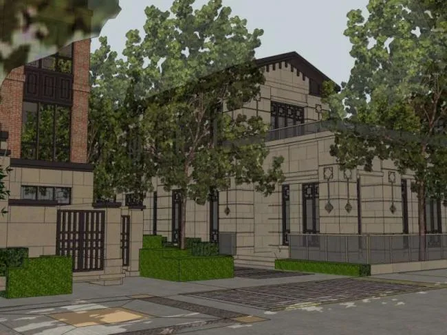 Sketchup Villa Model | Multi story Villa Clubhouse, European Classical Style