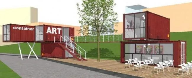 SketchUp Business Model: Multi-Story Modern Container Homes for Residential and Commercial Use