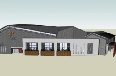 Multi-Story Cultural Center in Chinese Architectural Style | SketchUp Model-BIM WORLD