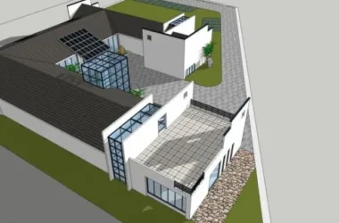 SketchUp Business Models: Low-Level, Business Club, and Modern Styles-BIM WORLD