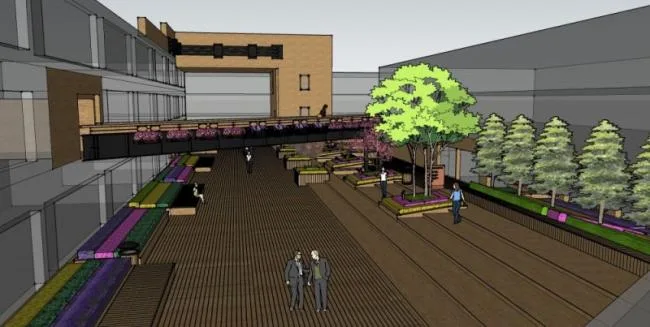 Sketchup Landscape Model | Roof Garden, Modern Style