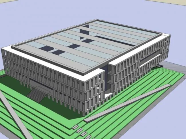 Sketchup Gymnasium Model | Multi story Gymnasium, Modern Style