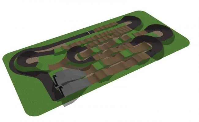 Sketchup Material Model | Racing Slide