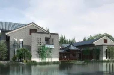 SketchUp Business Model: Multi-Story Chinese-Style Commercial Club Design-BIM WORLD
