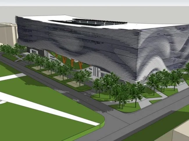 Sketchup School Model | Multi story School Teaching Building, Campus Educational Architecture, Modern Style