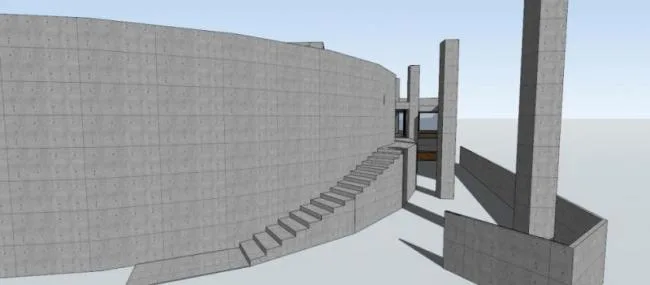 Modern Villa Models in SketchUp: Solo Villa, Ito Mansion, Yin Dong Mansion by Tadao Ando
