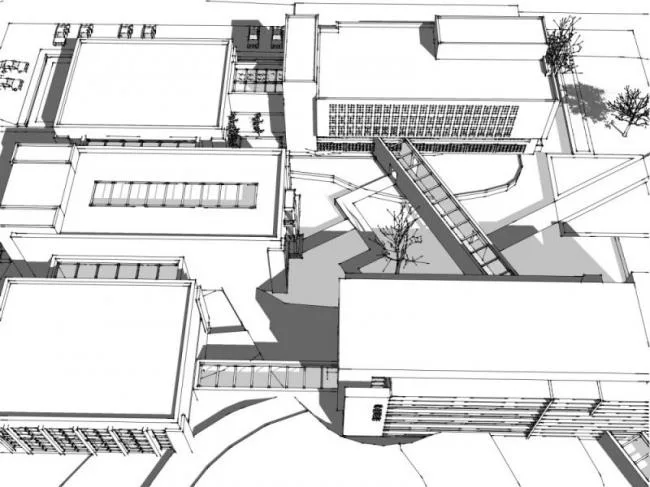 Sketchup Office Model | Multi-story Office Building, Modern Style