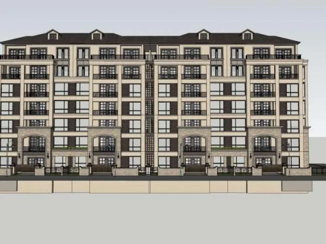 Sketchup Residential Model | Multi story Residence, Garden House, Classical Style