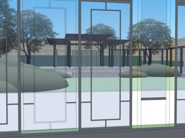 Sketchup Landscape Model | Courtyard Landscape, Modern Style