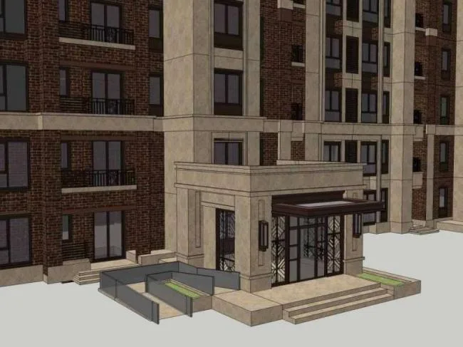 Sketchup Residential Model | High rise Residential Buildings, Western Classical Style