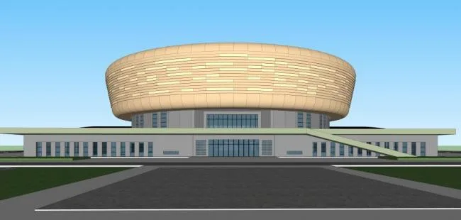 Sketchup Cultural Model | Multi story Museum, Cultural Architecture, Modern Style