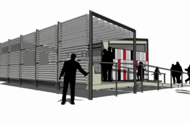 SketchUp Business Model: Multi-Level Modern Business Activity Center-BIM WORLD