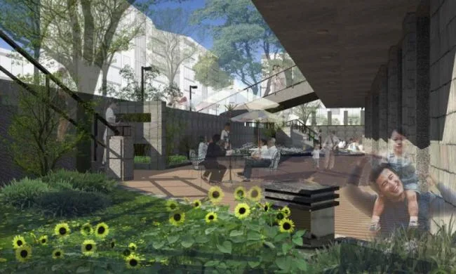 Sketchup Landscape Model | Community Landscape, Residential Landscape, Modern Style