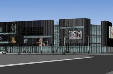 SketchUp Business Model: Modern Multi-Story Shopping Mall Commercial Building-BIM WORLD