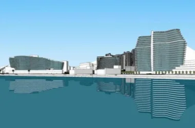SketchUp Model of Shenzhen Dameisha: Modern High-Rise Hotel Design-BIM WORLD