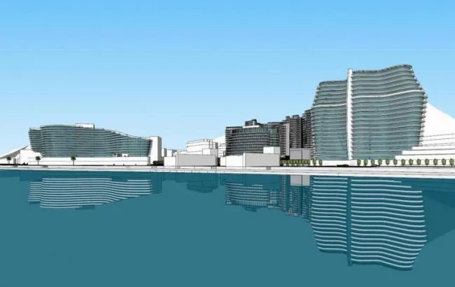 Sketchup Hotel Model | Shenzhen Dameisha Hotel, High rise Hotel, Modern Style