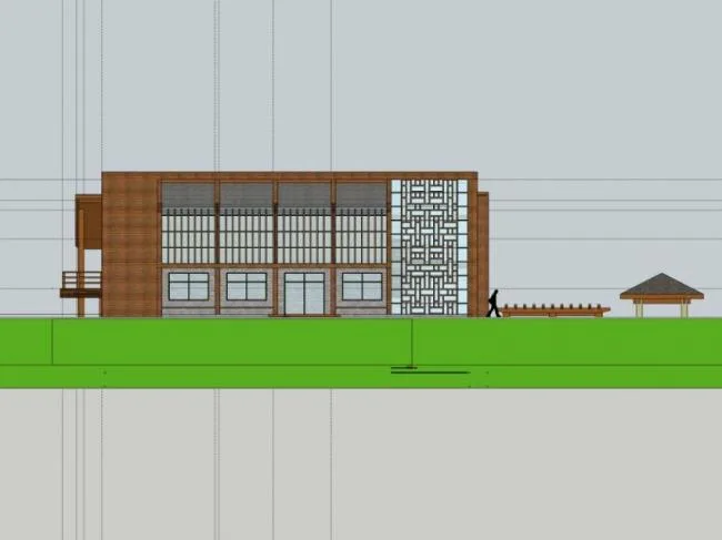 Sketchup Business Model | Clubhouse, Modern Style