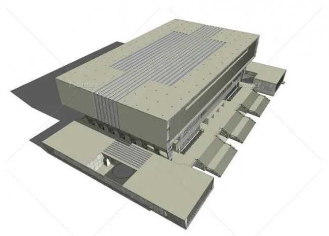 Sketchup Cultural Model | Library, Modern Style, Cultural Architecture