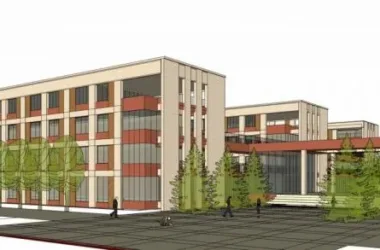 Modern Multi-Story Elementary and Kindergarten School Design | Educational Architecture in SketchUp-BIM WORLD
