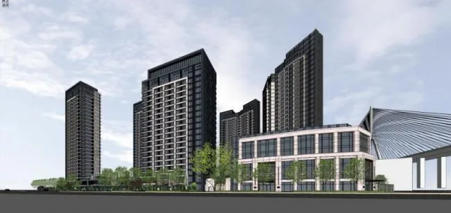 Sketchup Residential Model | High rise Apartment, High rise Residential, Modern Style