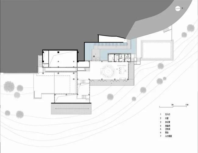 BIM architecture | Adjacent to the canyon, integrated into the settlement: Heizhugou Zen Inn Boutique Hotel Reception Center/Research Building Architectural Design