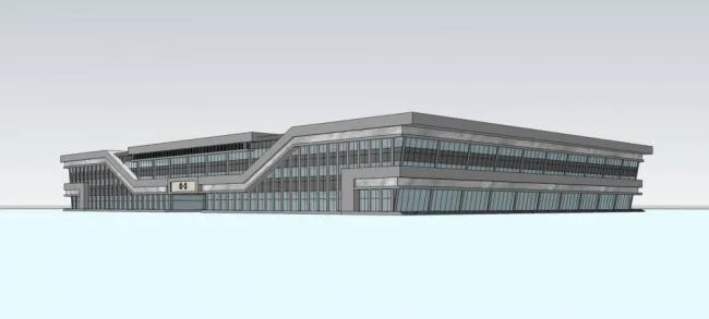 Sketchu Industrial Building | Multi story factory building, industrial architecture, modern style