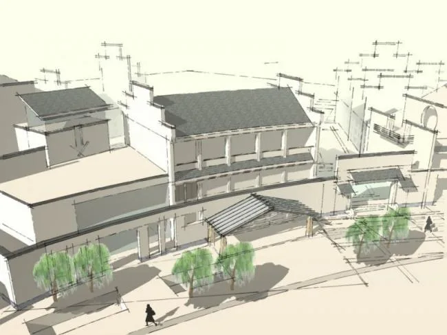 Sketchup Business Model | Multi story Club, Chinese Style