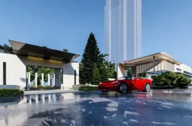 SketchUp Business Model: Modern Commercial Buildings and Demonstration Spaces-BIM WORLD