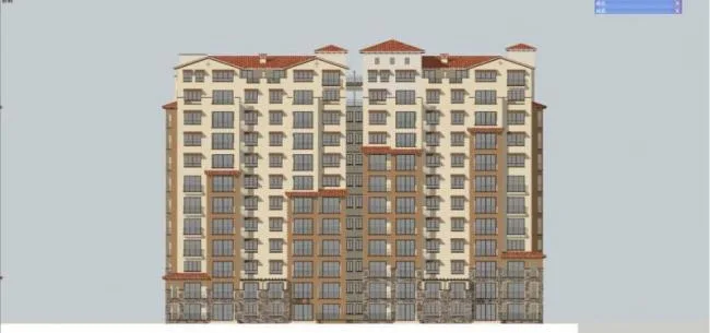 Sketchup Residential Model | High rise Residential, Spanish Style, Classical Style