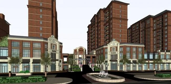 Sketchup Residential Model | High rise Residential Buildings, Classical Style, Residential Buildings
