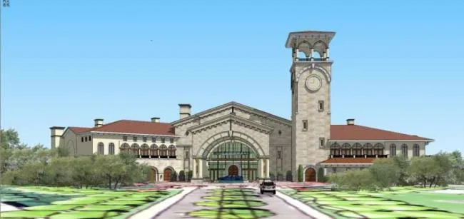Sketchup Business Model | Multi story Commercial Club, Classical Style