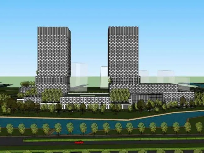 Sketchup Office Model | High rise Office Building, Commercial, Modern Style