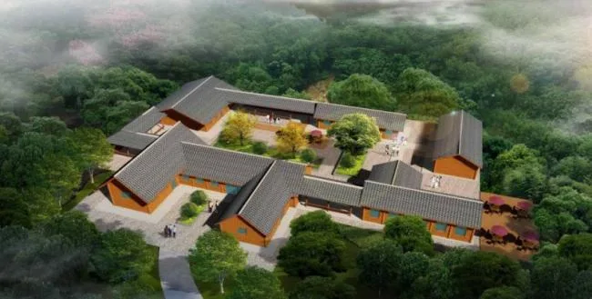 Sketchup Hotel Model | Resort Villa, Chinese Style