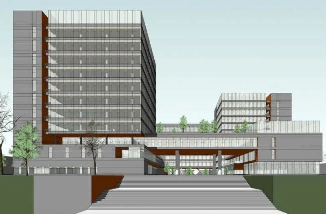 Sketchup Residential Model | Multi story Office Building, Modern Style