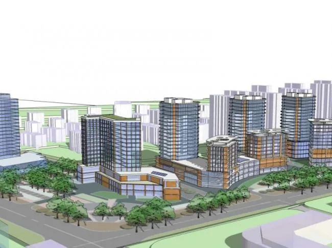 Sketchup Office Model | Multi story Office Building Area, Modern Style