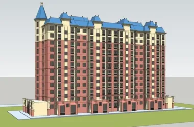 SketchUp Residential Models: High-Rise, British, and Classical Style Buildings-BIM WORLD