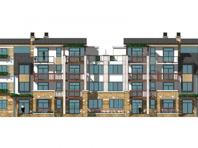 Sketchup Residential Model | Multi story Residence, Modern Style