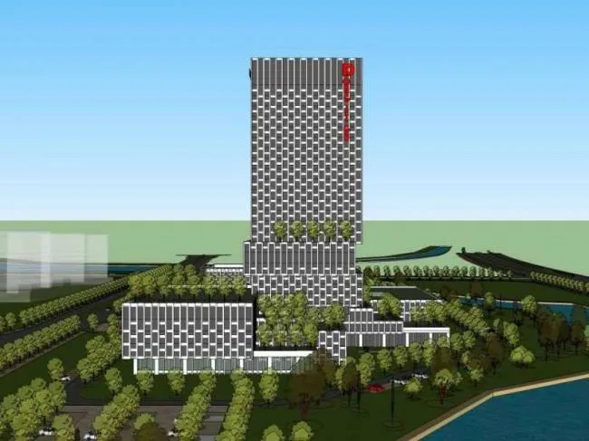 Sketchup Office Model | High rise Office Building, Commercial, Modern Style