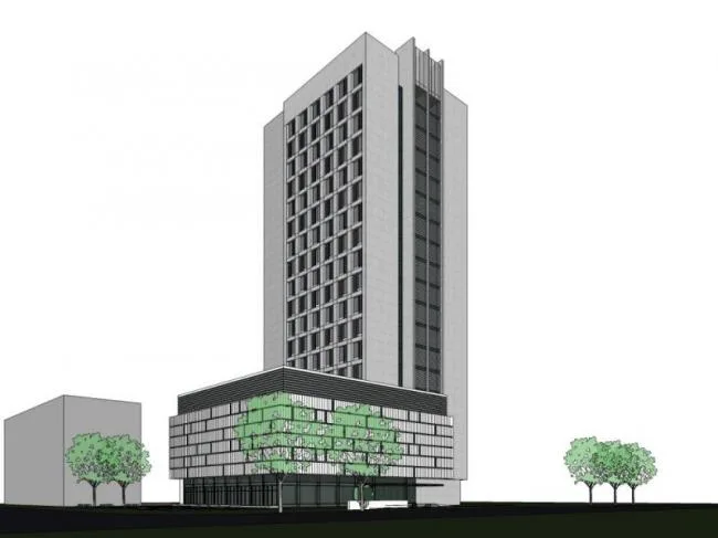 Sketchup Hotel Model | High rise Hotel, Modern Style