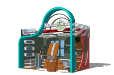 Modern SketchUp Models: Selling Pavilion and Convenience Store Designs-BIM WORLD