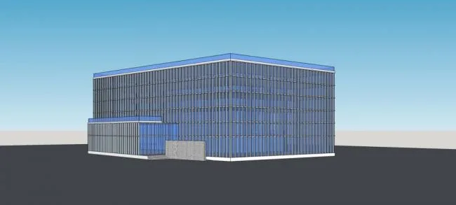 Sketchup Office Model | Multi story Office Building, Modern Style, Government Office