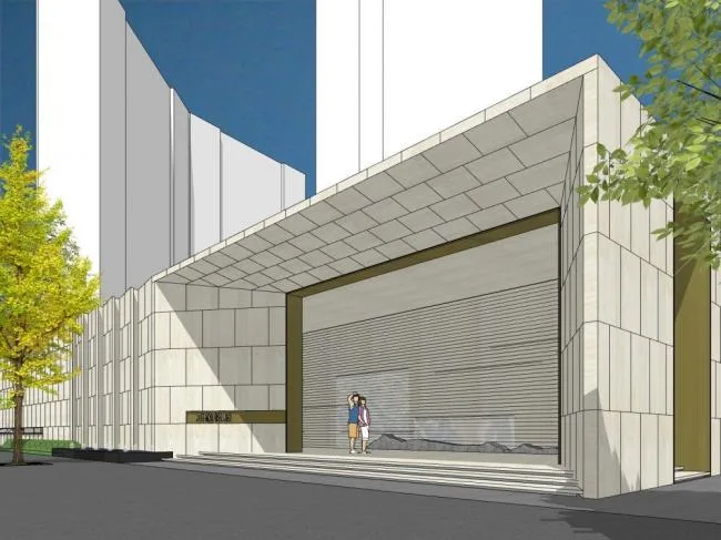 Sketchup Business Model | Multi Story Sales Center, Commercial Building, Modern Style