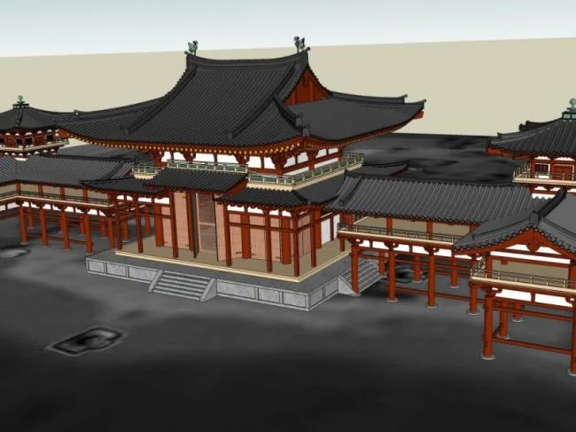 Sketchup Ancient Architecture Model | Multi story Ancient Architecture, Chinese Style