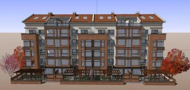 Sketchup Residential Model | Multi story Residence, Classical Style