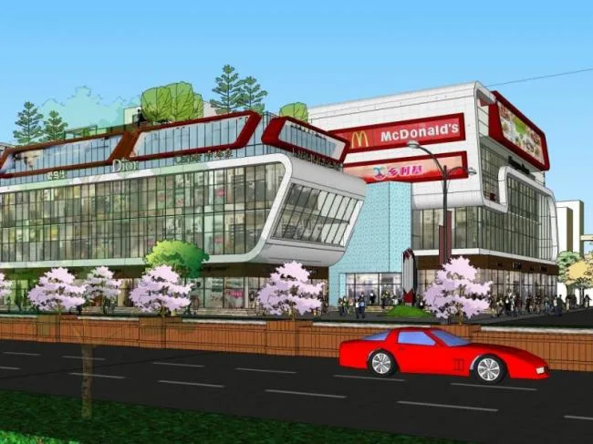 Sketchup Business Model | Multi layer Business, Modern Style